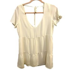 Show Me Your Mumu Mini Dress Size Small Cream FUC Z0900